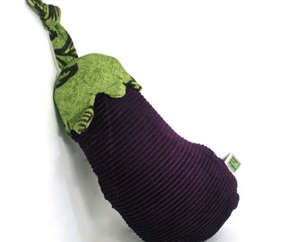 Dog Toy // Dog Toy Eggplant // Squeak Dog Toys // Vegetable // Vegetable Plush Dog Toy