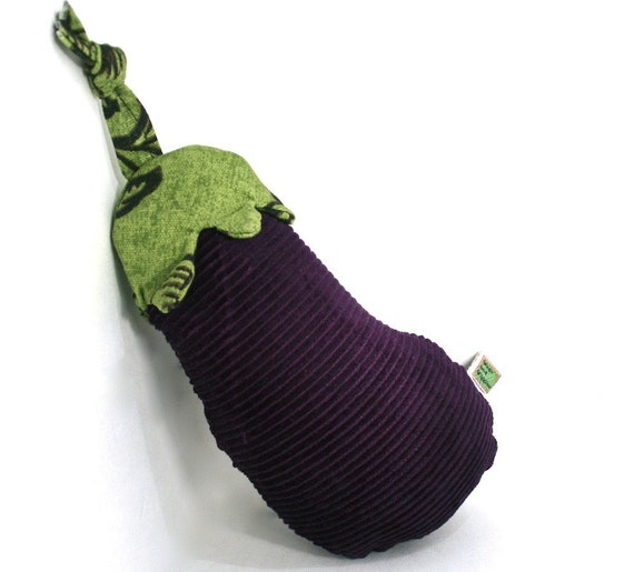 Dog Toy // Dog Toy Eggplant // Squeak Dog Toys // Vegetable