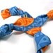 Handmade Tug Dog Toy - Blue/Orange