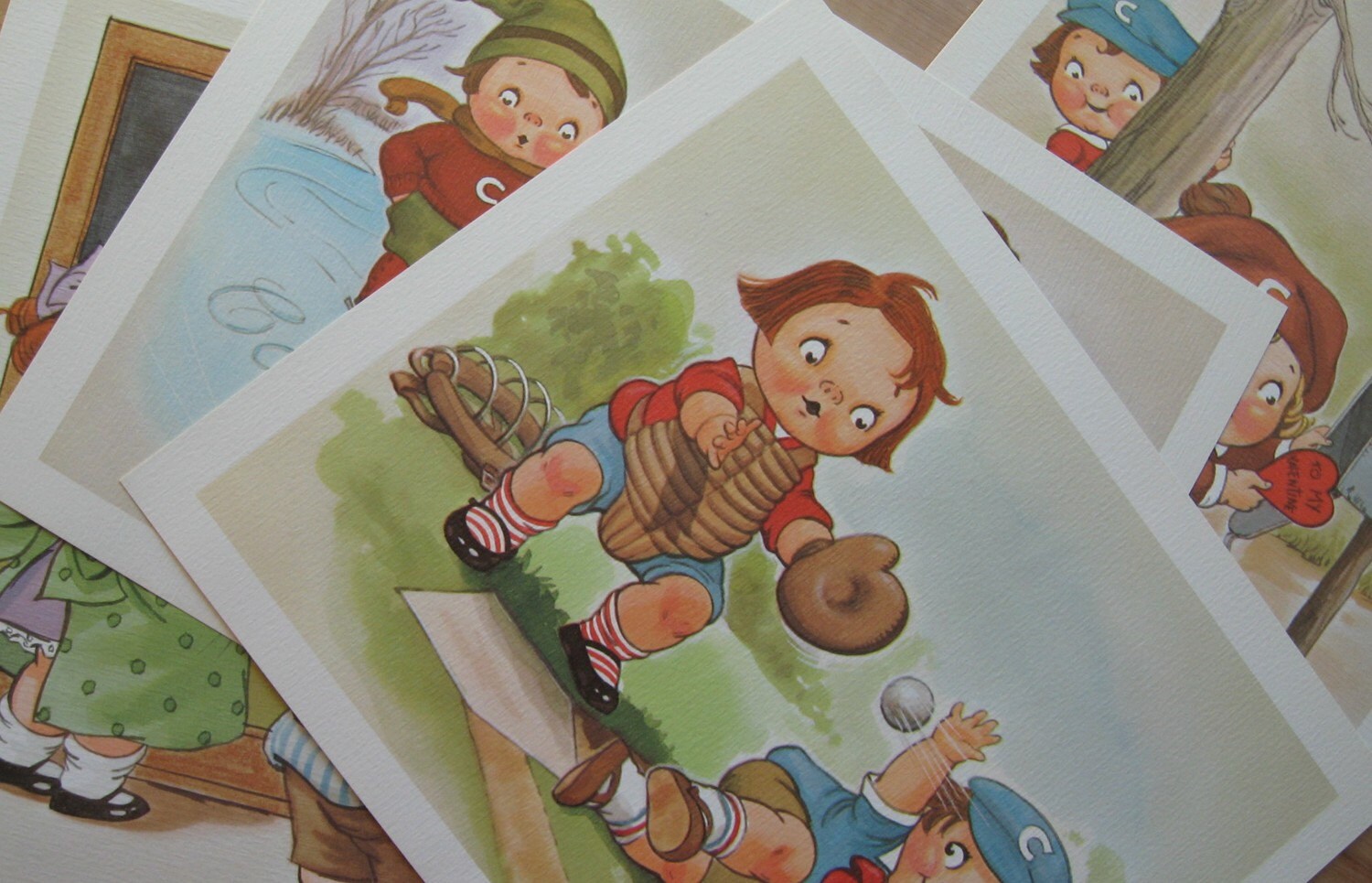 Campbells Soup Kids Prints Set of 4 Like New Vintage