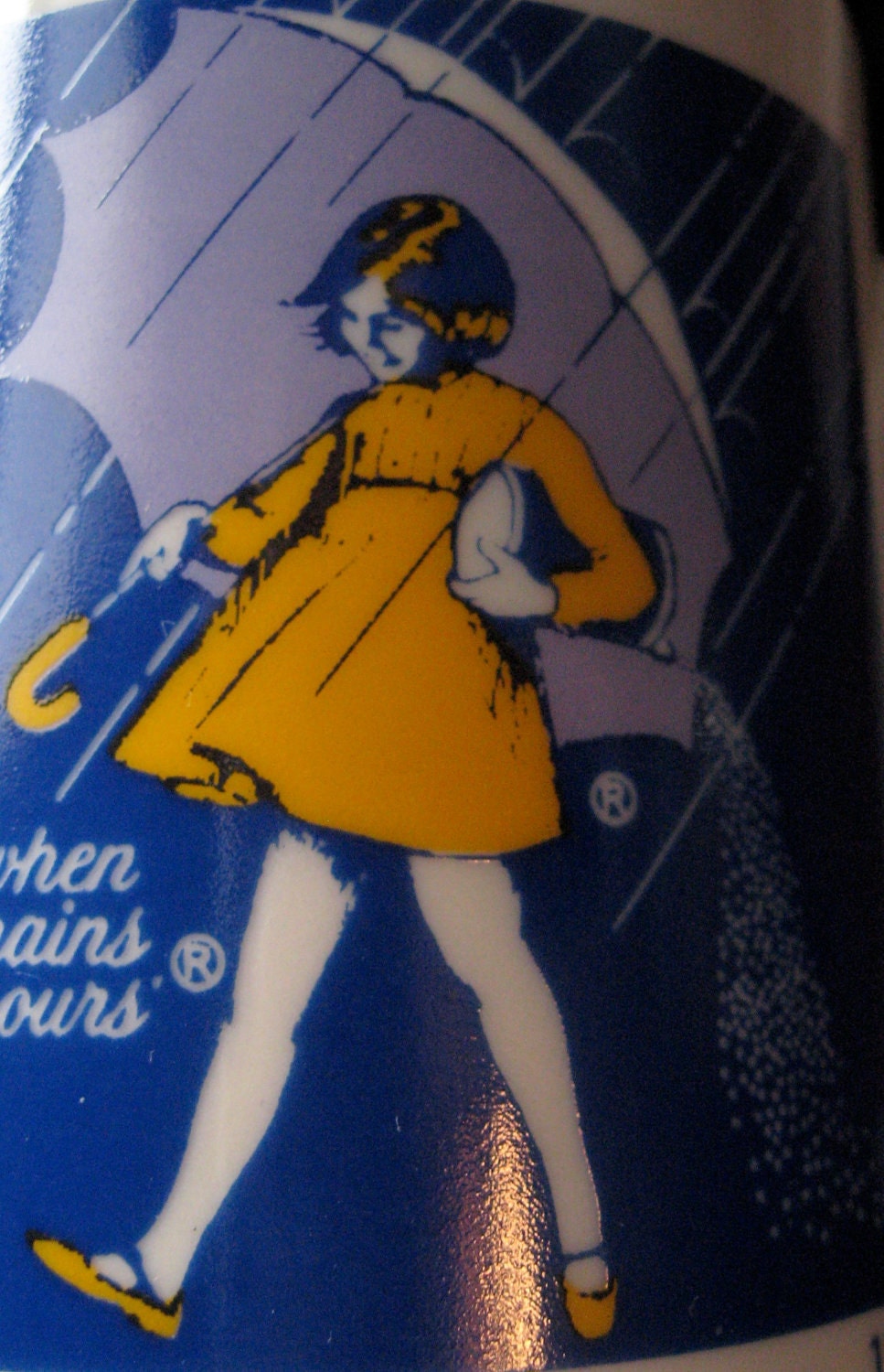 Morton Salt Girl With Umbrella 1968 When It Rains It Pours