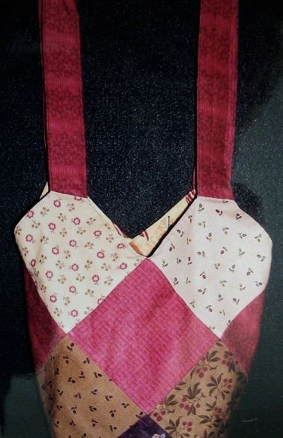 Pattern for Quilted Inside Out Bag - Purse - Tote