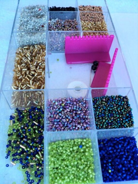 Beads Assortment of Styles Sizes and Colors PLUS Bead