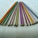 Knitting Needles - Single Point - Set of 10 - Sizes 1 through 10-1/2