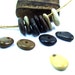 Drilled Beach Stones 12 beads