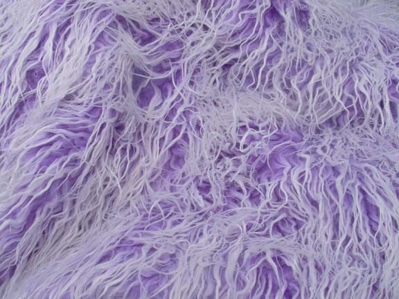 Faux Fur Two Tone Purple and Frosted tips by everafterfabrics