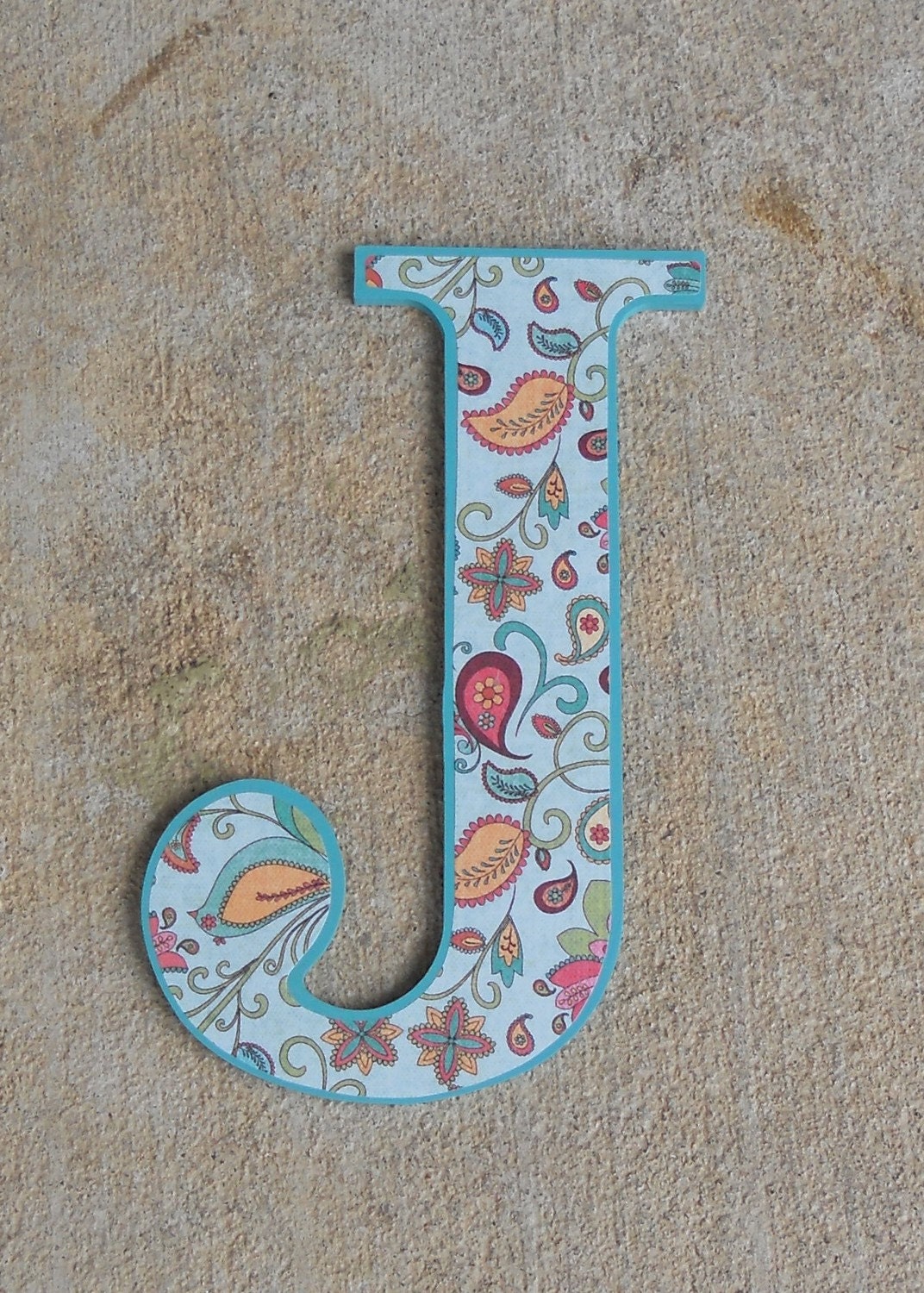 Wooden Decorative Letter J