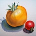 Original Art - Tomatoes Painting - Original Watercolor Painting - 5 x 7 inches
