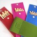 Tall Knitting Needle Case / Organizer in pure wool felt