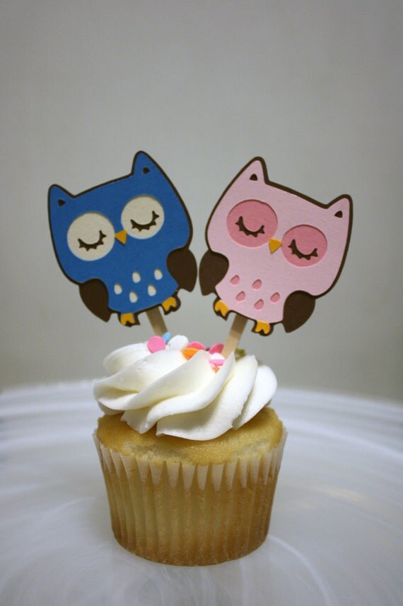 owl toppers vintage  cupcake il_570xN.291830293.jpg