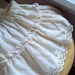Upcycled Mini Skirt Cream Lace