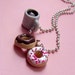 Coffee and Donuts Necklace - Food Jewelry