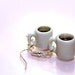 Coffee Earrings - Coffee Mugs Dangle Earrings - Cute Earrings