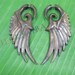XL ANGEL WING wooden fake gauges
