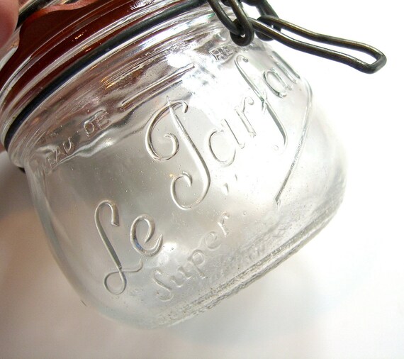 Le Parfait France Canning Glass Jar by OurModernHistory on Etsy