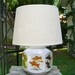 Vintage Tropical Fish Lamp