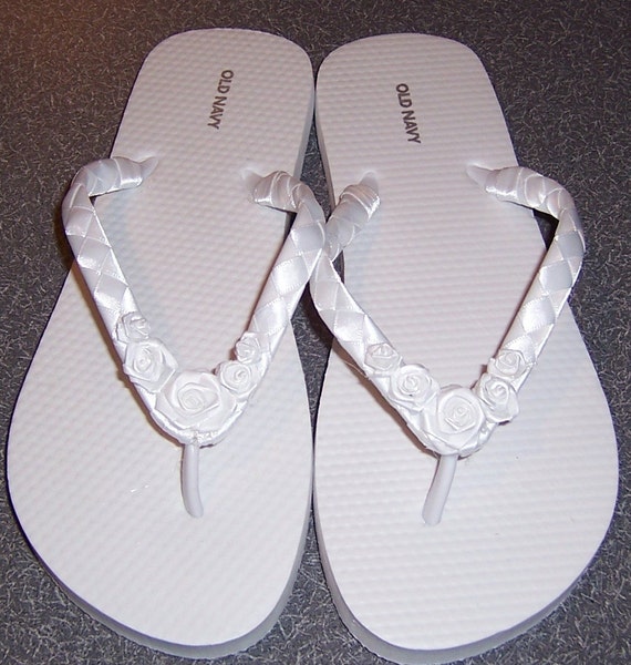 satin flip flops