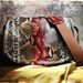 Leather Camera Bag - Italian Leather Snake Python Medium DSLR - IN STOCK