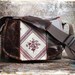 Leather Camera Bag - Heirloom Tapestry Medium DSLR - IN STOCK