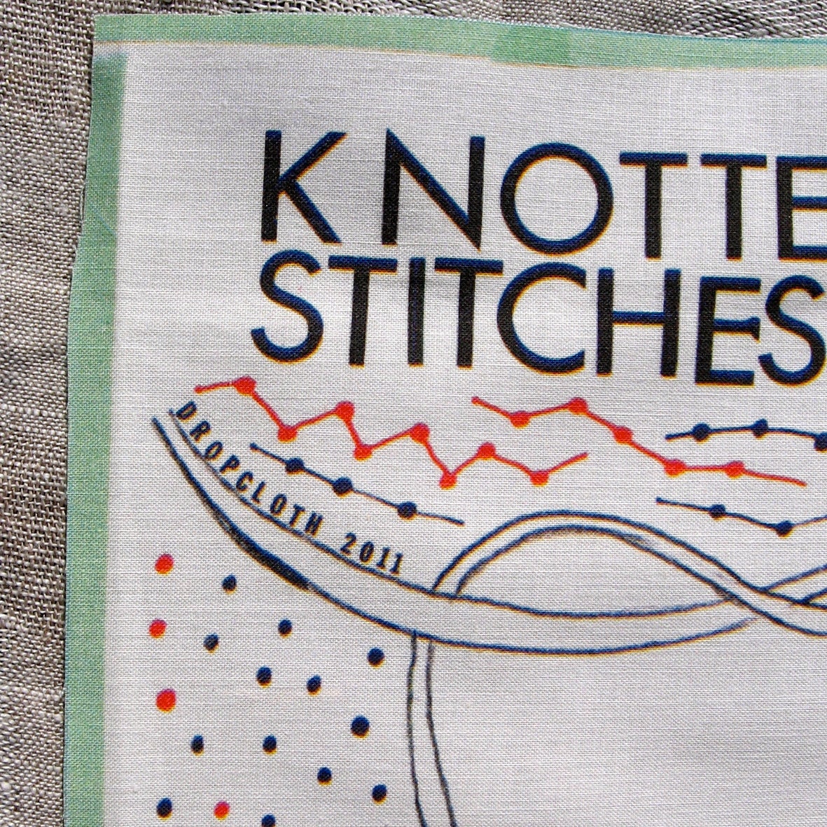 DIY Knotted Embroidery Stitch Sampler