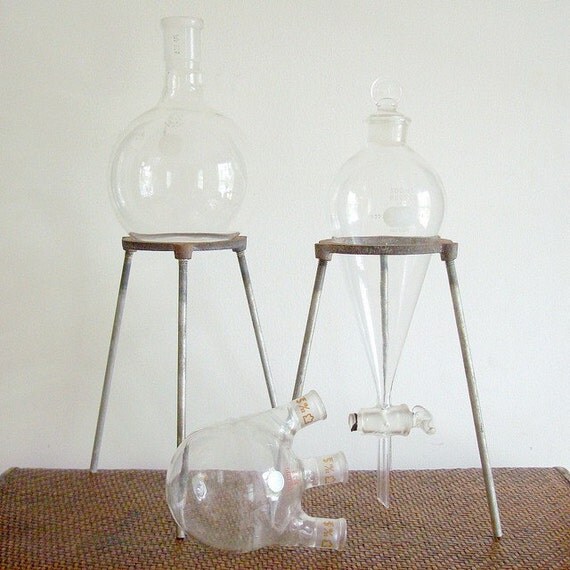 Vintage Laboratory Bunsen Burner Stand