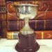 Vintage 1938 English Silver Plate Billiards Trophy