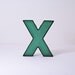 Marquee Letter - X in Green
