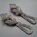 Vintage Bridal Earrings Long Rhinestone Shoulder Dusters and Totally Glamorous Encrusted with Rhinestones for the Hollywood Princess Bride
