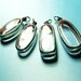 4, Blank, Clear, Container, Pendant, Locket, Shadow Box, Silver, Metal, Cases, Trays, ready to ship - 3.5 DOLLARS PER CASE - Low Shipping