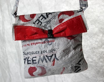 Recycled Plastic Big Bow Purse