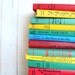 Books by the Foot Custom Colors Instant Library Collection Decorative Books Photography Props Teal Blue Green Aqua Red Yellow