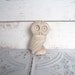 Cream Owl Figurine Vintage