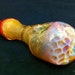 Glass Pipe Inside Out Staged Frit Corkscrew With Exotic Glowing Purple Honeycomb