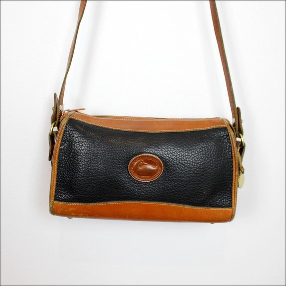 dooney and bourke two tone leather