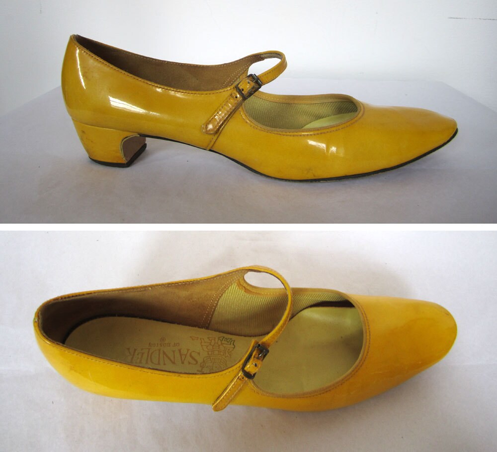 yellow mary janes women