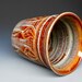 Kitchen Utensil Holder Honey Glaze
