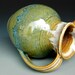 Flower Vase Pitcher Blue Green