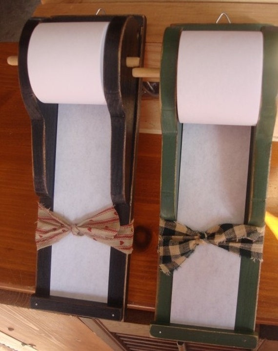 Notes paper roll holder or wall hanger