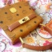 Blowout SALE....Vintage MCM Germany Monogram Leather Kelly Bag. Excellent condition. Elegant. Rare.