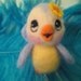Needle felted Bluebird of Happiness