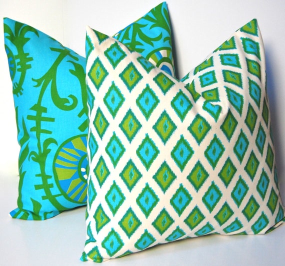 Items similar to Decorative Pillows, 20 x 20 Throw Pillow Covers, Accent Pillows, Combo of ...