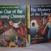 Vintage 1940's Nancy Drew Books - Clue of the Leaning Chimney - Mystery of the Tolling Bell