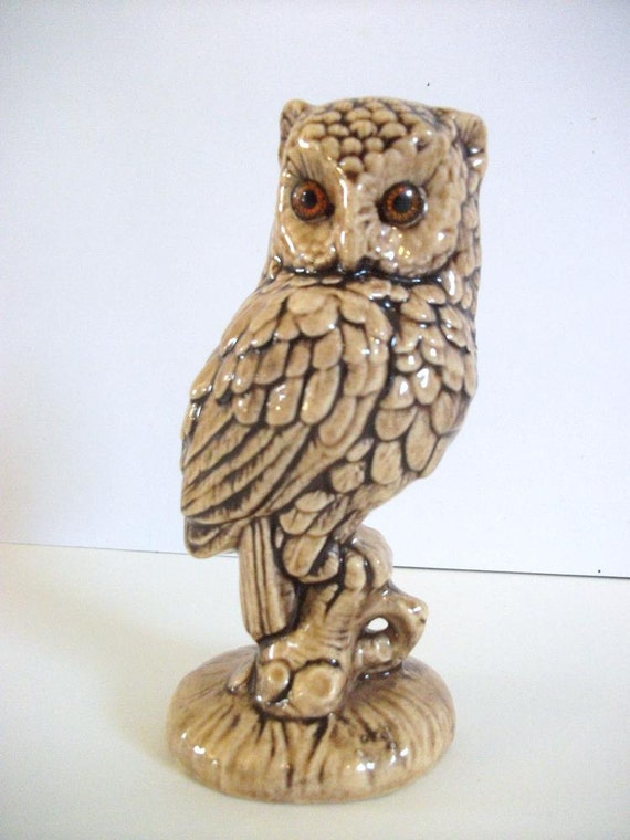 Vintage Owl Statue