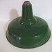 Vintage Green Enamel Hanging Lamp