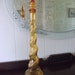 Vintage Amber Glass Decanter Genie Bottle