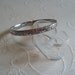 Whiting and Davis Silver Toned Bangle
