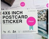 Items similar to 4x6 Photo Postcard Sticker on Etsy