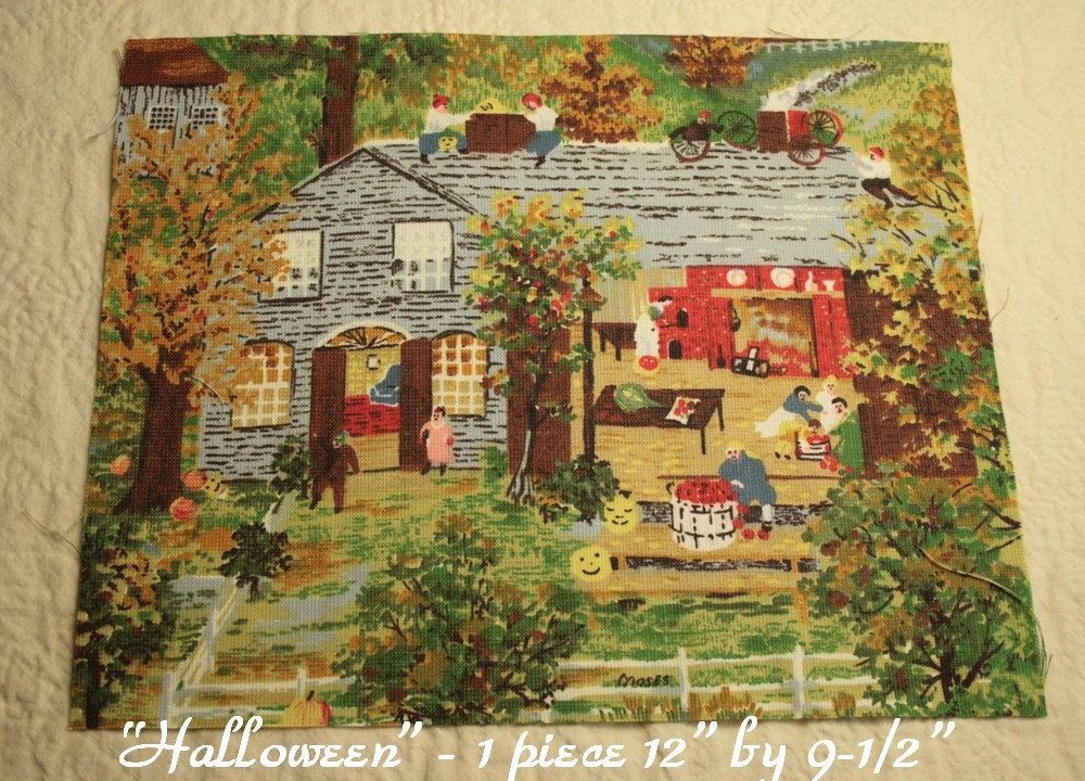 Grandma Moses Halloween and Harvest