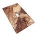 Brown marbled light switch cover