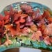 Autumn Story - Cuff Bracelet with Maple Leaves in Fall s Colors